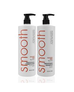 Keragen - Smoothing Shampoo and Conditioner with Keratin and Collagen for All Hair Types, Sulfate Free