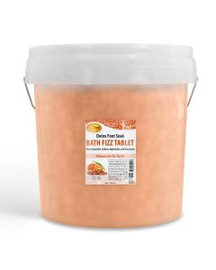 SPA REDI - Bath Fizz Tablets - Mandarin Scented - 2500 Tablets - 3 Gal Pail