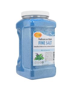 SPA REDI - Detox Foot Soak Pedicure and Bath Fine Salt, Mint and Eucalyptus, 128 Oz - Made with Dead Sea Salts, Argan Oil, Coconut Oil, and Essential Oil - Hydrates, Softens and Moisturizes