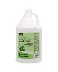 PRONAIL - Healing Therapy Massage Lotion - Professional Pedicure, Body and Hot Oil Manicure, Infused with Natural Oils, Vitamins, Panthenol and Amino Acids (Aloe Vera, 1 Gallon)