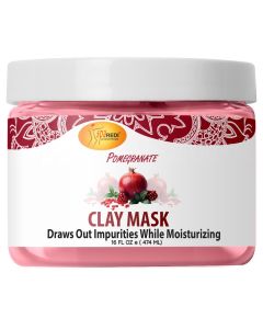Spa Redi Pedi Clay Mask (Pomegranate, 16 oz)