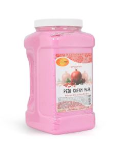 SPA REDI - Body and Foot Cream Mask, Pomegranate, 128 Oz - Pedicure Massage for Tired Feet and Body, Hydrating, Fresh Skin - Infused with Hyaluronic Acid, Amino Acids, Panthenol, Comfrey Extract