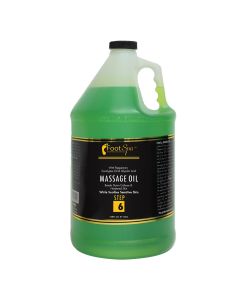 Foot SPA - Massage Oil, Eucalyptus Extract, 128 Oz - Professional Full Body Massage Therapy, Manicure, Pedicure - Relax Sore Muscles and Repair Dry Skin, Enhanced with High Absorption Oils, Vitamin E