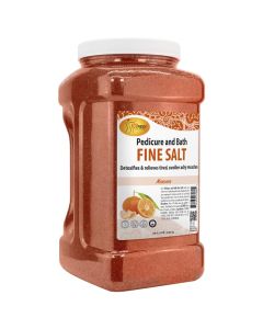 SPA REDI - Detox Foot Soak Pedicure and Bath Fine Salt, Mandarin, 128 Oz - Made with Dead Sea Salts, Argan Oil, Coconut Oil, and Essential Oil - Hydrates, Softens and Moisturizes