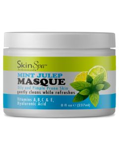 SKIN SPA - Face Mask, Acne Control Mint Julep Masque, Cleanse & Refreshing Skin, for Oily and Pimple Prone Skin 8 oz